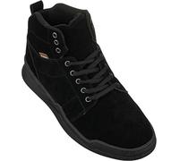 CALTO Men's Invisible Height Increasing Elevator Shoes - Black Athletic Ankle Top Sneaker Boots - 2.6 Inches Taller - H3124- Size 5.5 UK
