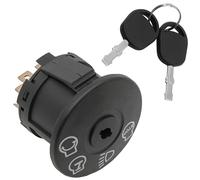 Caltric Rotary Ignition Switch Compatible with John Deere D125 D130 D140 D150 D155 D160 D170 E100 E110 E120 E130 E140 E150 E160 E170 E180 G110 CV730 X155R X165