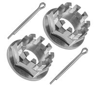 CALTRIC SET OF 2 REAR AXLE NUTS w/PIN FOR HONDA TRX420FM TRX420FPM RANCHER 420 2007-2017