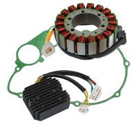 Caltric Stator & Gasket & Regulator Compatible With Honda Vt700C Vt-700C Shadow 700 1984 1985