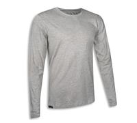 Calusa Apparel Men's UPF40 Ultra-Soft Bamboo Long-Sleeve UV Sun Protection Shirt (UK, Alpha, L, Regular, Regular, Heather Grey)