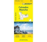 Calvados Manche - Michelin Local Map 303 : Map