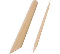 Calvana Wood Dual Point Turner & Crease Maker, Perfect for Crisp Folds and Corners, Precision Tools for Quilting and Sewing Seam Marking, Compatible with Prym Love Point Turner