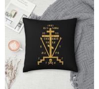Calvary Cross Of Russian Orthodox Church Square Pillowcase Cushion Cover Pillow Case Throw Pillow Cover for Home Sofa