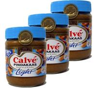 Calve peanut butter light (30% less fat), 3 x 0.8lbs Glass
