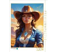 CALVENDO Jigsaw Puzzle Sexy Cowgirl | 1000 Pieces Laying Size 64 x 48 cm Photo Puzzle for Happy Hours