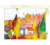 CALVENDO Puzzle Ein Moment des Loslassens - eingefangen in herbstlichem Leuchten