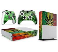 Calvero Studio Xbox One S WEED Console Skin Decal Sticker + 2 Controller Skins Compatible with XBOX Series S Console