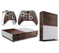 Calvero Studio Xbox One S WOOD Console Mahogany Skin Decal Sticker + 2 Controller Skins Compatible with XBOX Series S Console