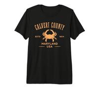 Calvert County Maryland USA Crab Design Premium T-Shirt