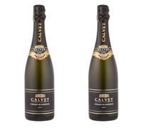 Calvet - Cremant de Bordeaux Brut - Sparkling White Wine (1 x 0.75 L) (Pack of 2)