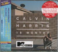 Calvin Harris 18 Months Japanese Promo CD album CDLP SICP3706 Sony 2012