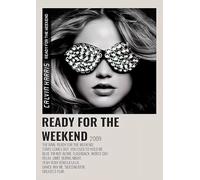 Calvin Harris Ready For The Weekend Songlist A4 Print Poster Wall Art Home Decor Album Gift Present Photo Living Room Dining Room Bedroom Hall Loft Office Unframed