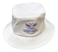 Calvin Harris White Palm Tree & Text Bucket Hat - One Size