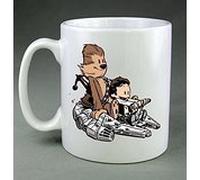 Calvin & Hobbes As Han Solo and Chewbacca Coffee Mug