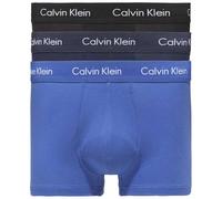 Calvin Klein Men’s 3 Pack Low Rise Trunks, Multicolour (Black/Blueshadow/Cobaltwater Dtm Wb), XL
