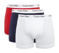 Calvin Klein 100% Authentic Men’s Boxer Shorts Trunks - 3 Pack White/Red/Navy
