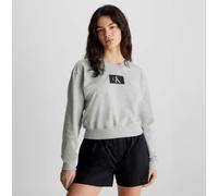 Calvin Klein Women's L/S Sweatshirt 000qs6942e Pullovers, Grey (Grey Heather), L