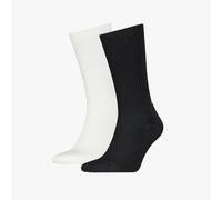 Calvin Klein 2 Pack Back Logo Mens Socks Black & White