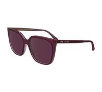 Calvin Klein Women's Sunglasses CK24509S - Cherry/Rose with Solid Wine Lens