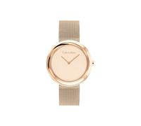 Calvin Klein 25200013 Women's Analogue Quartz Watch with Ion Plated Carnation Gold Steel Bracelet