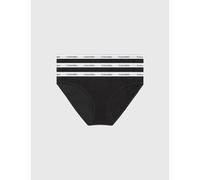 Calvin Klein 3 Pack Bikini Briefs - Icon Logo Black