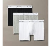 Calvin Klein Men's Icon Boxer Brief - 3 Pack Black/White/Grey Heather