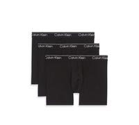 Calvin Klein 3 Pack Boxer Briefs - Microfibre Stretch Black
