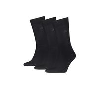 Calvin Klein 3 Pack Cotton Rich Smart Socks Black