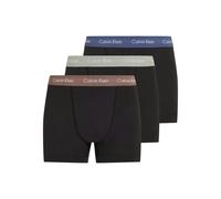 Calvin Klein 3-Pack Cotton Stretch Boxer Trunks, Black - Small