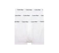 Calvin Klein 3-Pack Cotton Stretch Low Rise Trunks - White