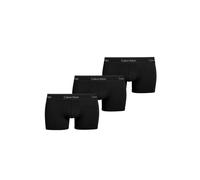 Calvin Klein 3-Pack Icon Cotton Stretch Low Rise Boxer Trunks, Black - XX-Large