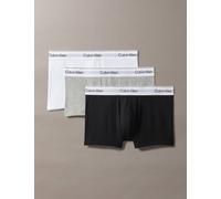 Calvin Klein 3 Pack Icon Cotton Stretch Trunks Grey Mix
