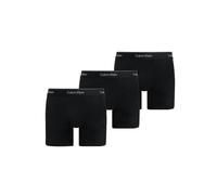 Calvin Klein 3-Pack Icon Stretch Cotton Boxer Briefs, Black - Medium