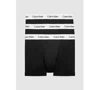 Calvin Klein Men's 100% Authentic CK 3 Pack Low Rise Trunk Boxer Brief, Black