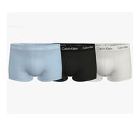 Calvin Klein 3 Pack Low Rise Boxers Rain / Black / Ivory LARGE ONLY