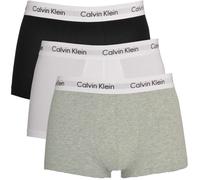 Calvin Klein 3 Pack Mens Cotton Stretch Low Rise Trunks - Black - Size Medium