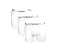 Calvin Klein 3-Pack Modern Cotton Boxer Briefs, White - Small