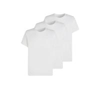 Calvin Klein 3-Pack Pure Cotton Crew-Neck T-Shirts, White - Small