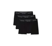 Calvin Klein 3-Pack Relaxed Fit Icon Stretch Cotton Boxer Trunks, Black - X-Large