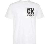 Calvin Klein Men's Ss 30s Whsl Sp Ck Corner Graphic Lv04re819g Graphic Tees (Pack of 1)