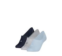 Calvin Klein 8719965009202 CK Women's Footie MC 3P, light blue, 35-38