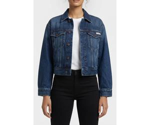 Calvin Klein 90s Trucker Jacket Dark Crescent size M | Denim Jackets Outlet | Women M