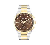 Calvin Klein Analogue Multifunction Quartz Watch for Men DISTINGUISH Collection with Two-Tone Stainless Steel Bracelet - 25200442
