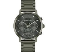 Calvin Klein Analogue Multifunction Quartz Watch for Men Gauge Collection with Green Stainless Steel Bracelet - 25200494