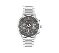 Calvin Klein Analogue Multifunction Quartz Watch for Men Gauge Collection with Silver Stainless Steel Bracelet - 25200493