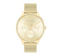 Calvin Klein Analogue Multifunction Quartz Watch for Women with Stainless Steel Mesh Bracelet
