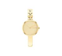 Calvin Klein Analogue Quartz Watch for Women Bangled Collection with Gold Colored Stainless Steel Bracelet - 25200279