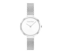 Calvin Klein Analogue Quartz Watch for Women with Silver Stainless Steel mesh Bracelet - 25200082