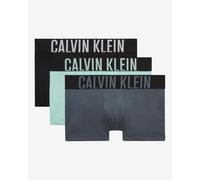 Calvin Klein Big Logo Boxers Grey Green Black (3 Pack) - L
